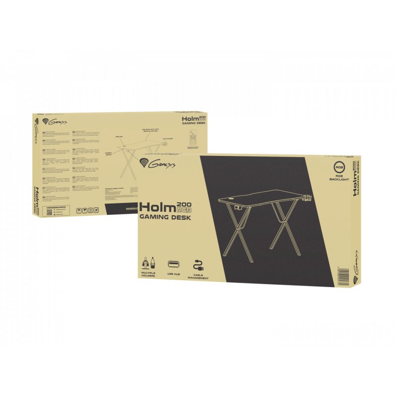 GENESIS Holm 200 RGB Noir