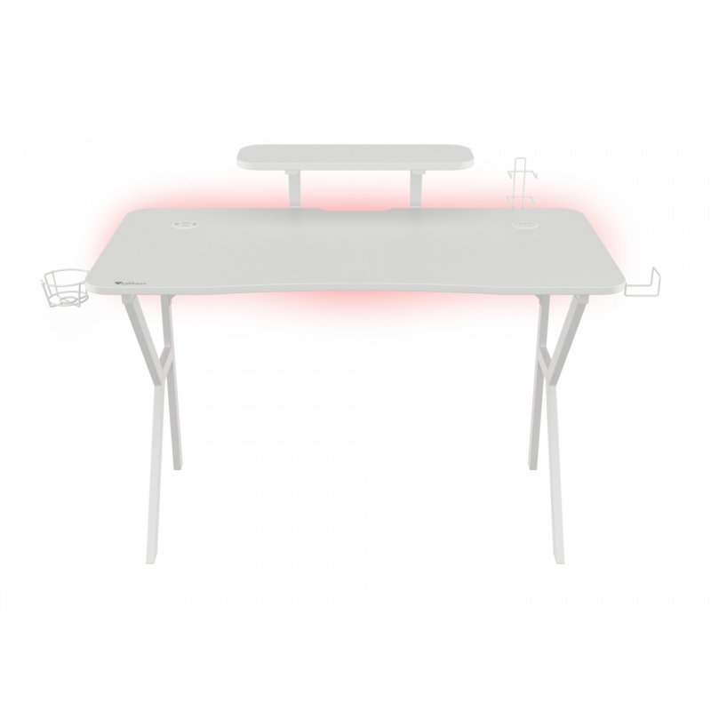 MESA GAMING GENESIS HOLM 320 RGB BLANCA CARBONO