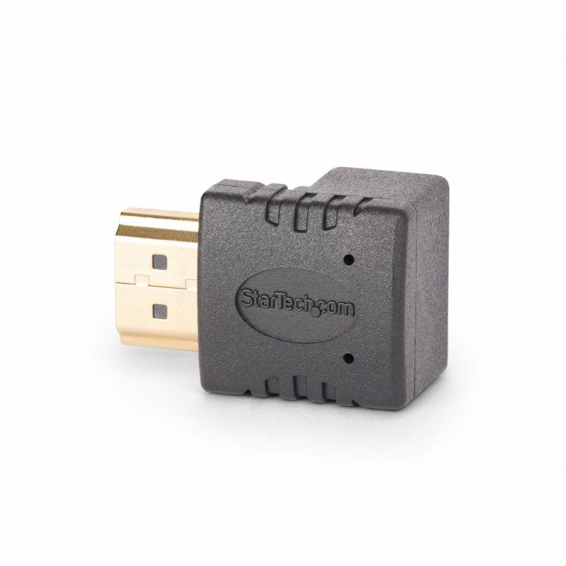 StarTech.com Adaptateur HDMI 2.0 à Angle Droit Vertical, Mâle vers Femelle, Économiseur de Port HDMI Vertical à 90