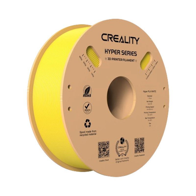 Creality 3D Hyper Series PLA Acide polylactique (PLA) Jaune 1 kg