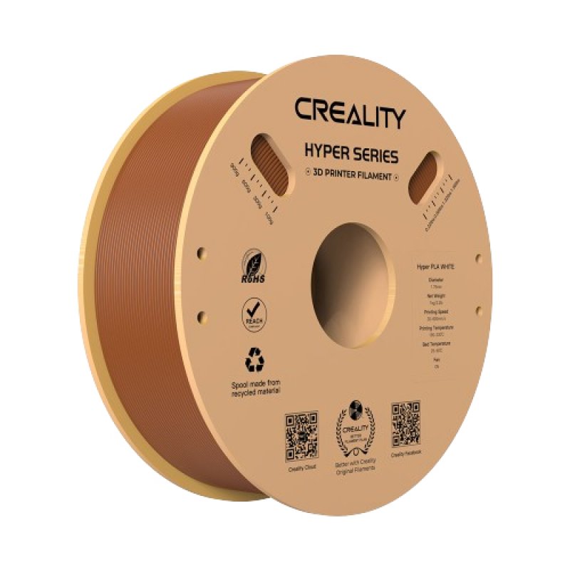Creality 3D Hyper Series PLA Acide polylactique (PLA) Marron 1 kg