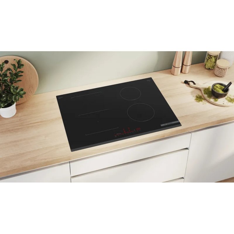 Bosch Serie 6 PVS731HB1E plaque Noir Intégré 70 cm Plaque avec zone à induction 4 zone(s)