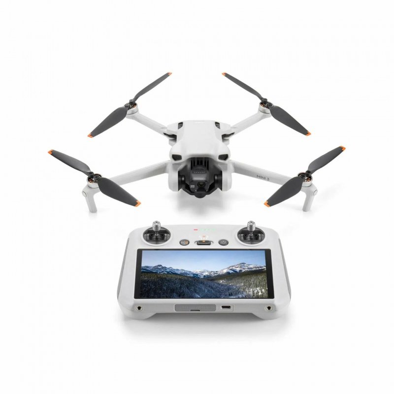 DJI Mini 3 (RC) 4 rotors Mini-drone 48 MP 3840 x 2160 pixels 2453 mAh Grey, White