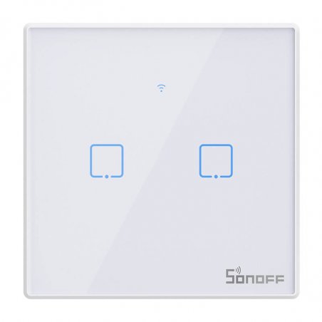 Smart Switch WiFi RF 433 Sonoff T2 EU TX (2-channel) updated
