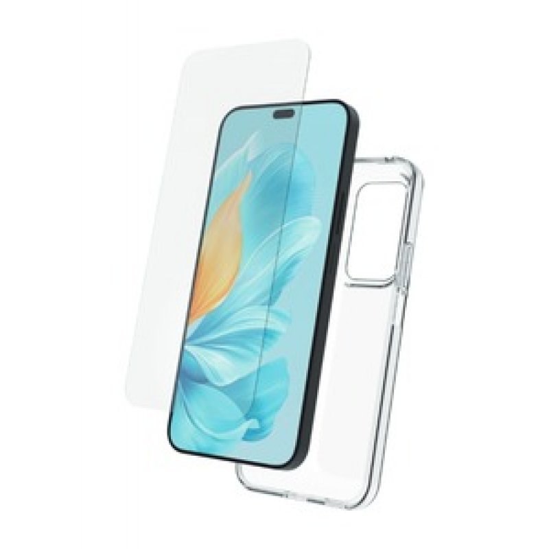 STARTER PACK COQUE SOUPLE VERRE TREMPE HONOR 200 LITE 5G