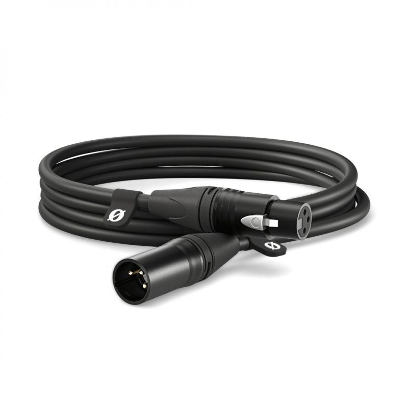 RØDE XLR3M câble audio 3 m XLR Noir