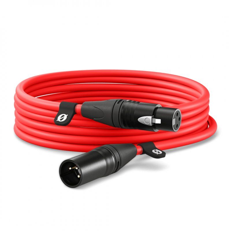RØDE XLR6M-R câble audio 6 m XLR Rouge