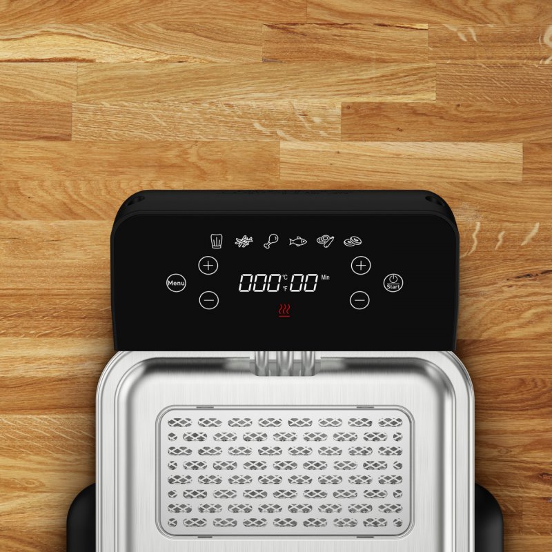 FR507D Family Pro Digital 4 L (edelstahl/schwarz)