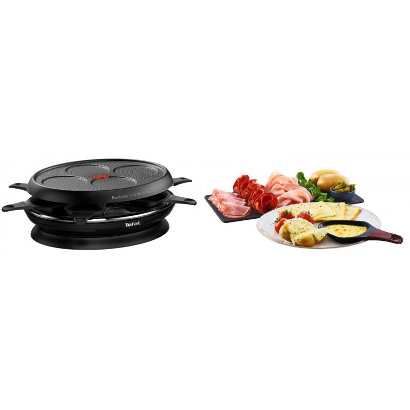 Tefal Store'Inn RE320812 raclette grill 8 person(s) 1050 W Black