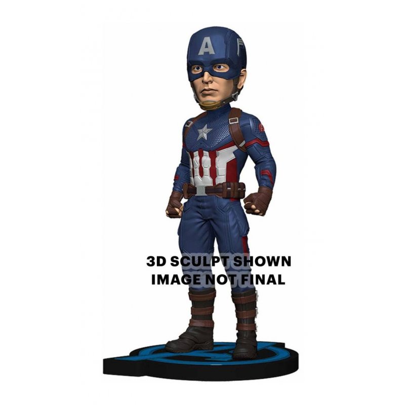 § Marvel - Avengers Endgame Head Knocker Captain America 20cm