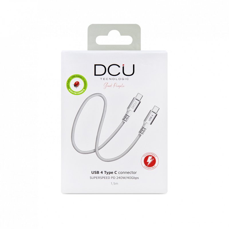 DCU Advance Tecnologic 30402090 USB cable 1.5 m USB4 Gen 2x2 USB C Grey