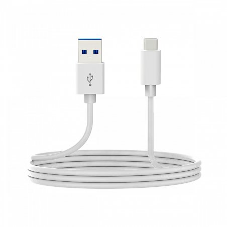 CONNECTION USB 3.1 TYPE C - USB TYPE A 3.0 WHITE 2M