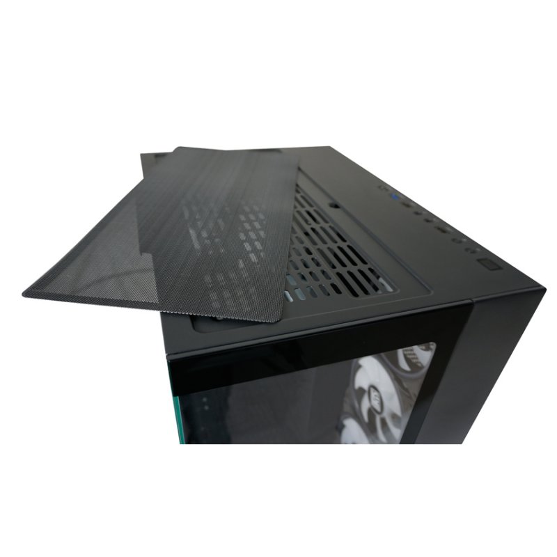 Case Midi LC-Power LC-809B-ON Shaded Gaming Black