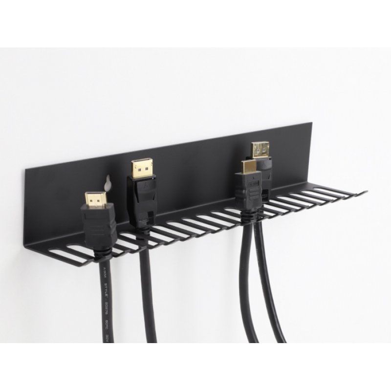 DeLOCK 66729 range-câbles Mur Support de câbles Noir 1 pièce(s)