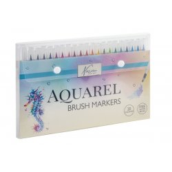 Nassau - Aquarel brush markers 20 pcs 1 waterbrush (AR0511/GE)