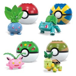 Mattel MEGA Pokémon Grass-Type Trainer Team