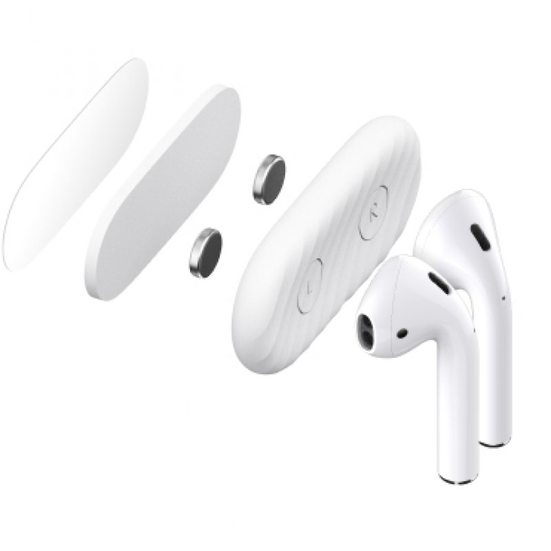 AirDockz - Magnetic holder for Airpods (Color: White)