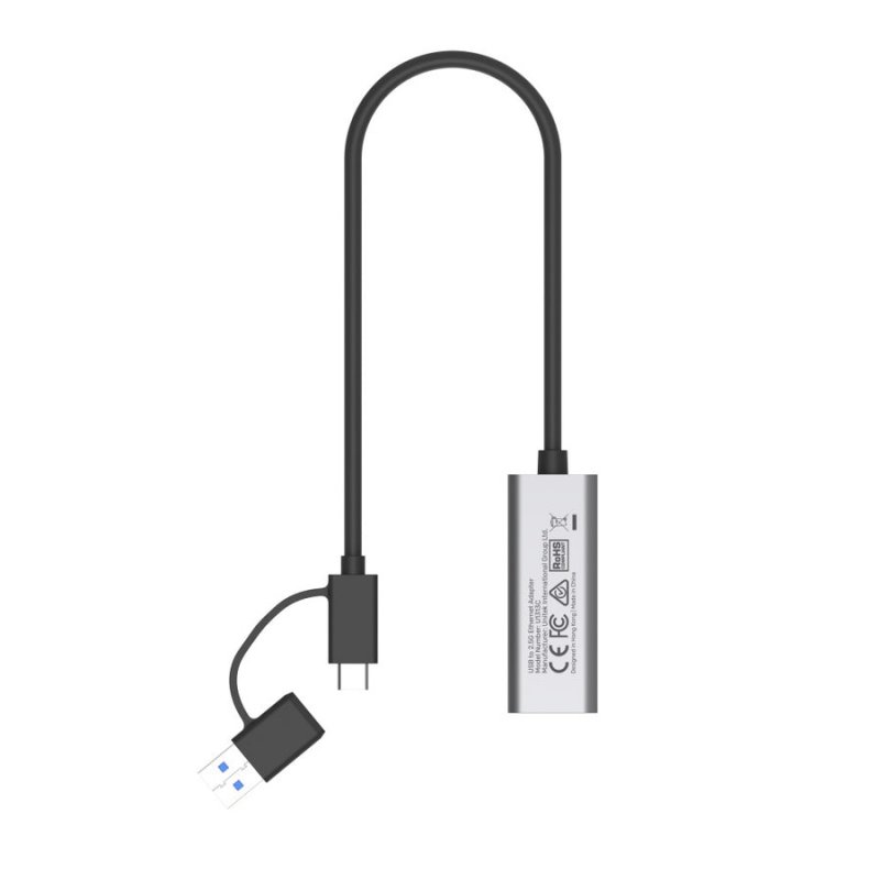 UNITEK ADAPTER USB-A/USB-C - RJ-45 2.5 GBIT U1313C