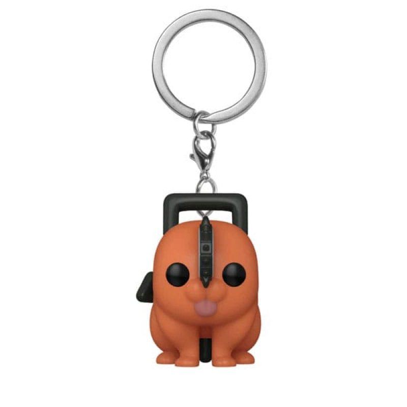 STOCK1 - Chainsaw Man présentoir porte-clés Pocket POP! Vinyl Pochita 4 cm (12)