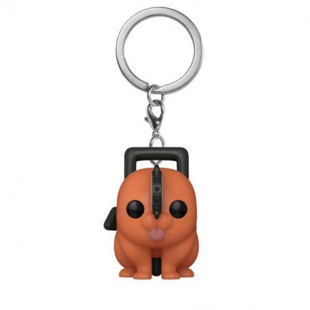STOCK1 - Chainsaw Man présentoir porte-clés Pocket POP! Vinyl Pochita 4 cm (12)