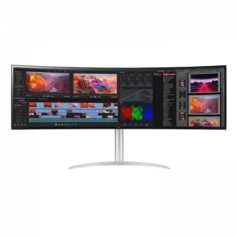 Dis 49 LG 49BQ95C-W UltraWide Curved QHD AH-IPS