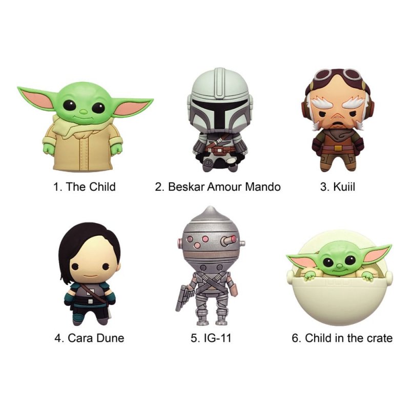 Star Wars: The Mandalorian présentoir aimants Series 1 (12)
