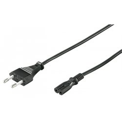 Microconnect PE030705 power cable Black 0.5 m CEE7/16 C7 coupler