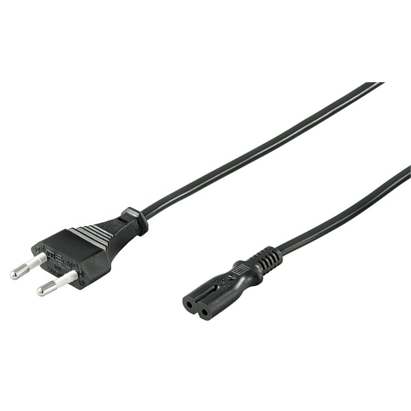 Microconnect PE030705 power cable Black 0.5 m CEE7/16 C7 coupler
