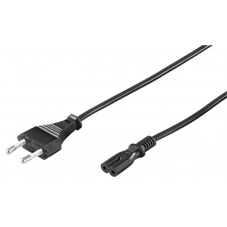 Microconnect PE030705 power cable Black 0.5 m CEE7/16 C7 coupler