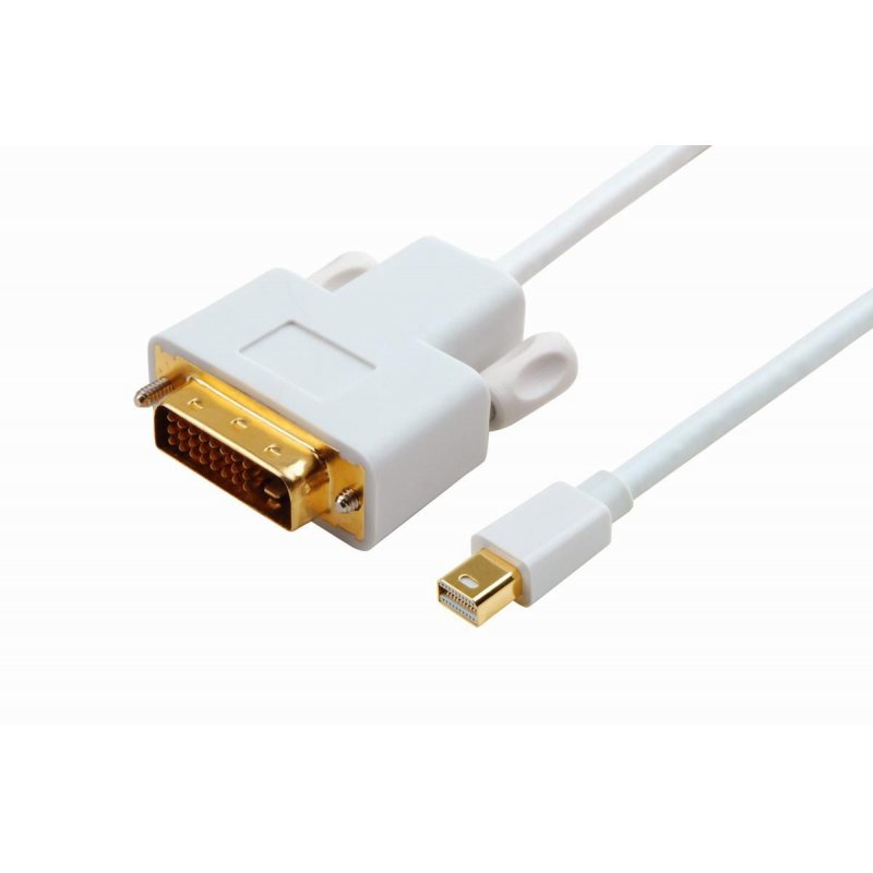 Microconnect MDPDVI2 câble vidéo et adaptateur 2 m DVI-D mini DisplayPort Blanc