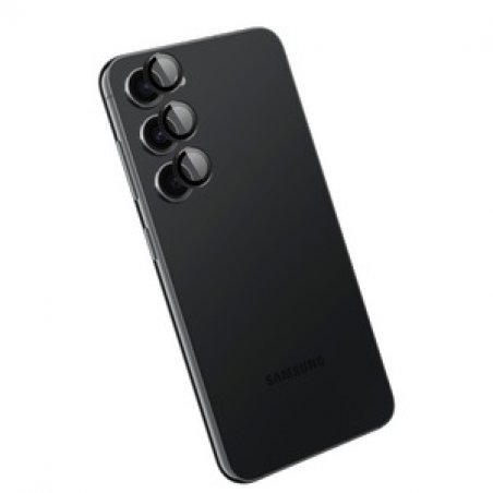 TIGER GLASS PLUS CAMERA RING NOIR SAMSUNG GALAXY S24/S23/S23 PLUS