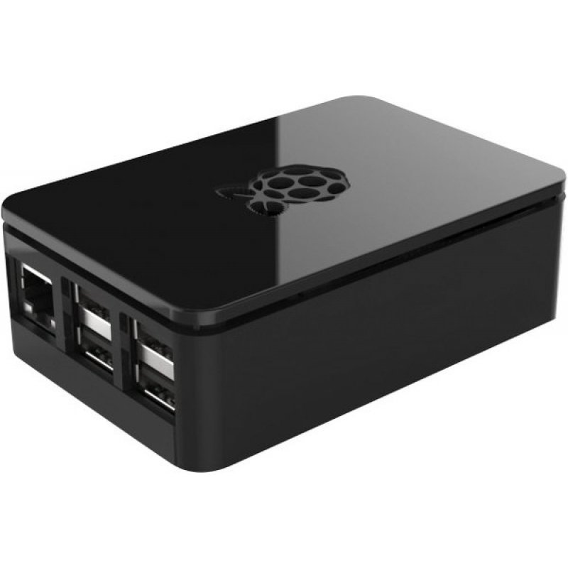 Black modular case Raspberry Pi 3