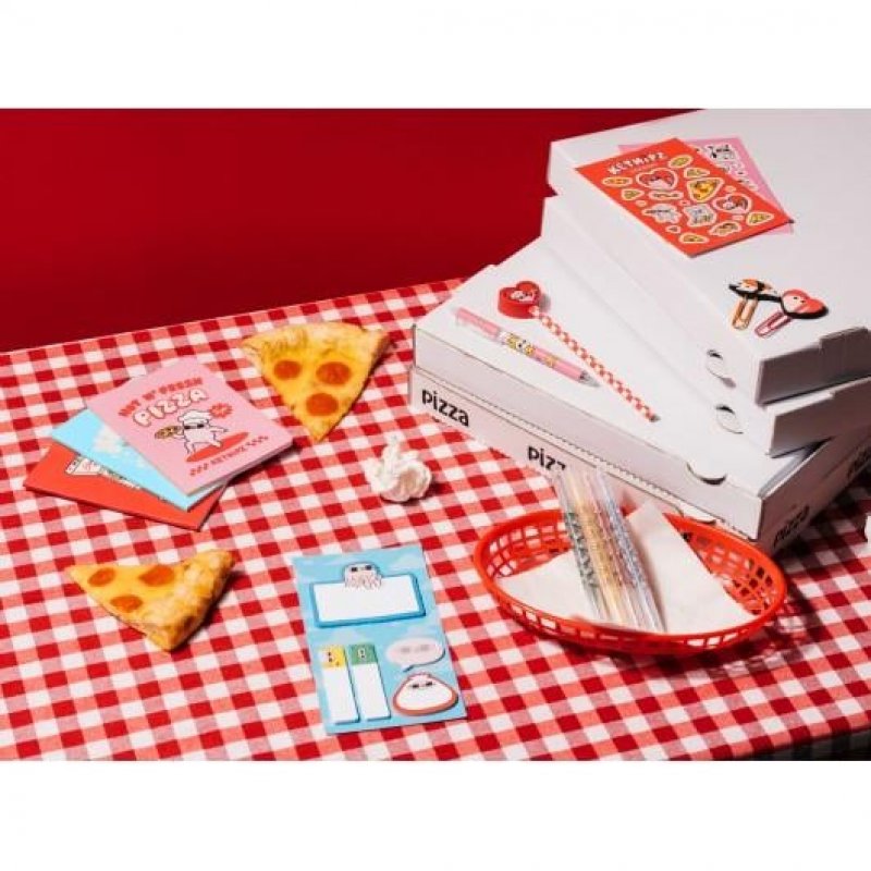 KEPNIPZ - Set de Papeterie avec 3 Notebooks A6 - 10pc.