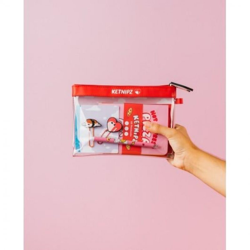 KEPNIPZ - Set de Papeterie avec 3 Notebooks A6 - 10pc.