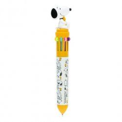 SNOOPY - Stylo-Bille 10 couleurs 3D