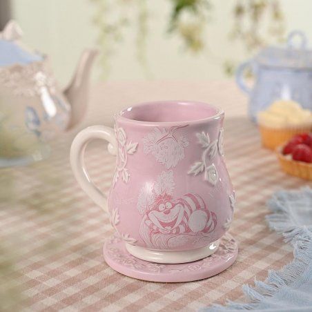 ALICE AUX PAYS DES MERVEILLES - Chat du Cheshire - Mug en Relief