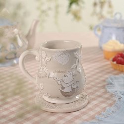 ALICE AUX PAYS DES MERVEILLES - Le Lapin Blanc - Mug en Relief
