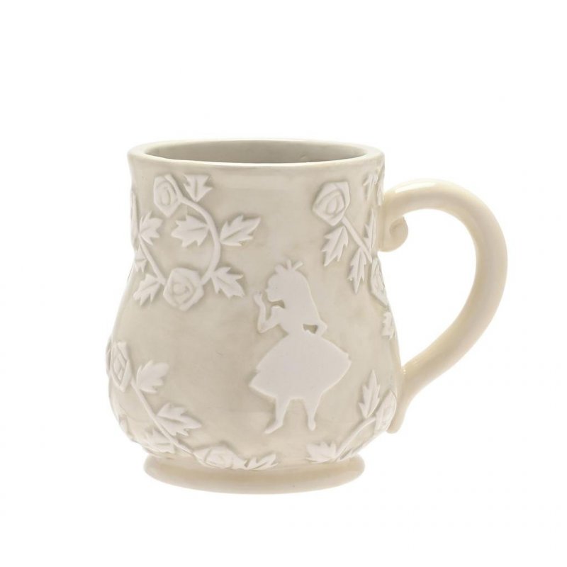 ALICE AUX PAYS DES MERVEILLES - Le Lapin Blanc - Mug en Relief