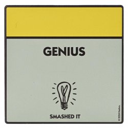 MONOPOLY - Genius - Sous Verre Carré en Céramique