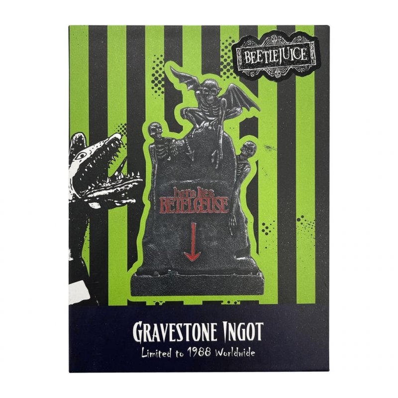 BEETLEJUICE - Pierre Tombale - Lingot Edition Limitée