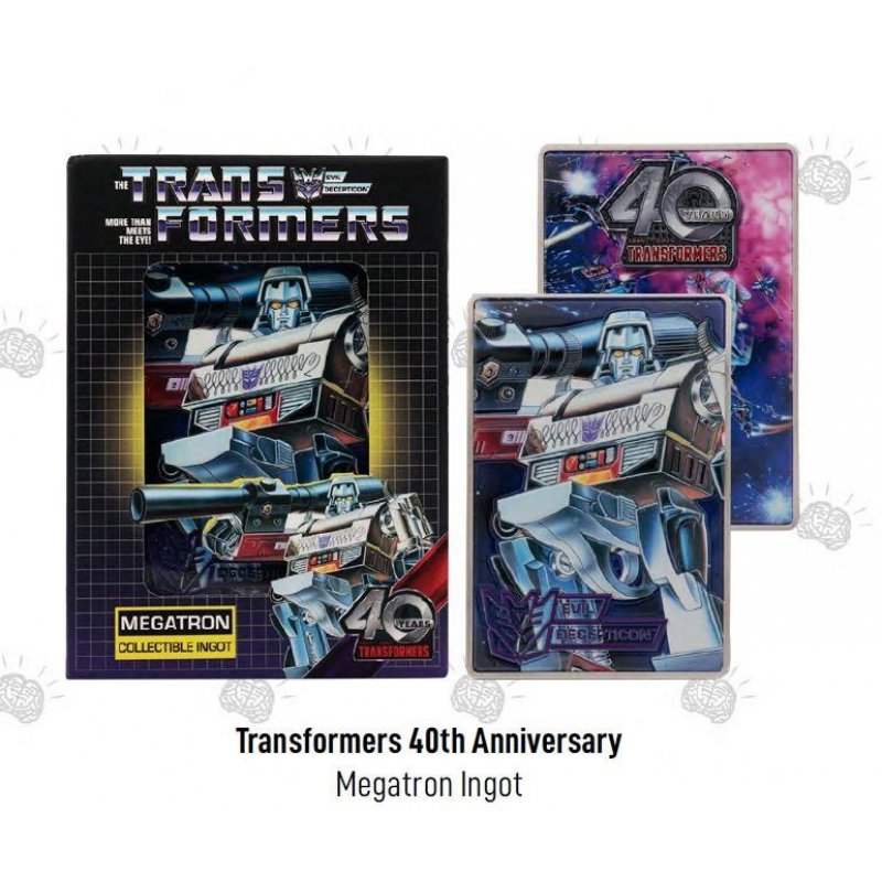 TRANSFORMERS - 40th Anniversary - Decepticons -Lingot Edition Limitée