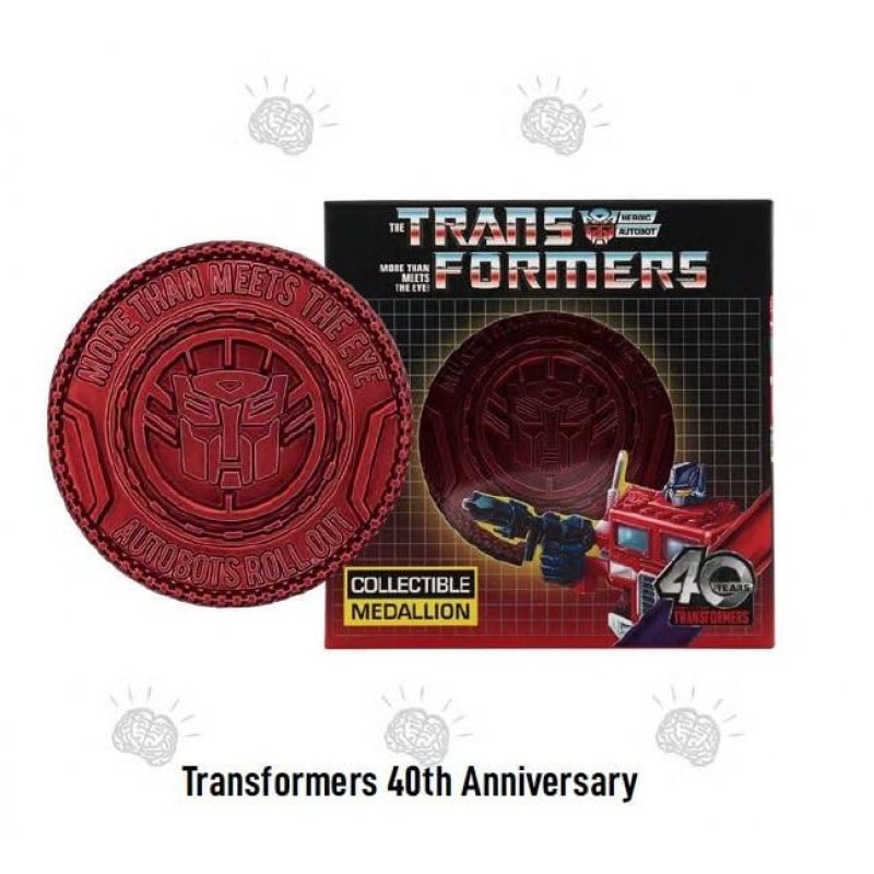 TRANSFORMERS - 40th Anniversary - Médaillon Edition Limitée