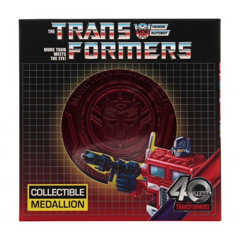 TRANSFORMERS - 40th Anniversary - Médaillon Edition Limitée