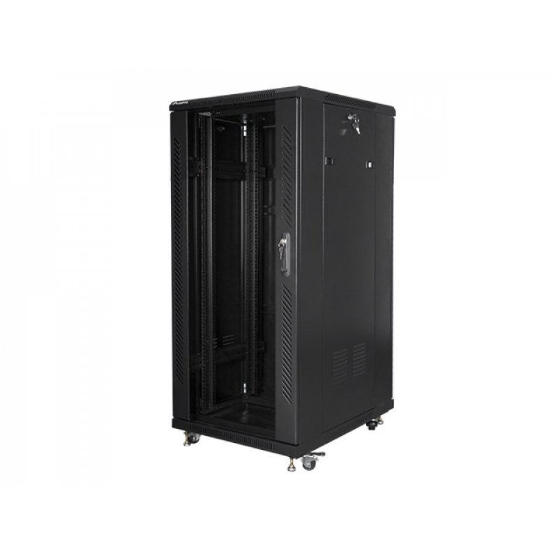 Lanberg FF01-6827-12B rack cabinet 27U Freestanding rack Black