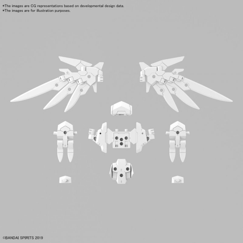 30MM - 1/144 Option parts set 17 (Wing Unit 1) - Model Kit