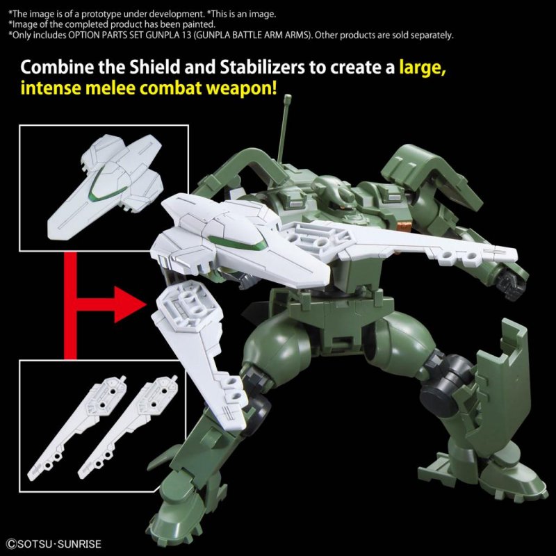 GUNDAM -Option parts set Gunpla 13 (Gunpla Battle Arm Arms) -Model Kit