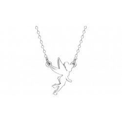 DISNEY - Fée Clochette - Collier en Argent Sterling