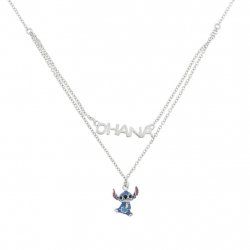 STITCH - Ohana - Double Collier en Argent Sterling
