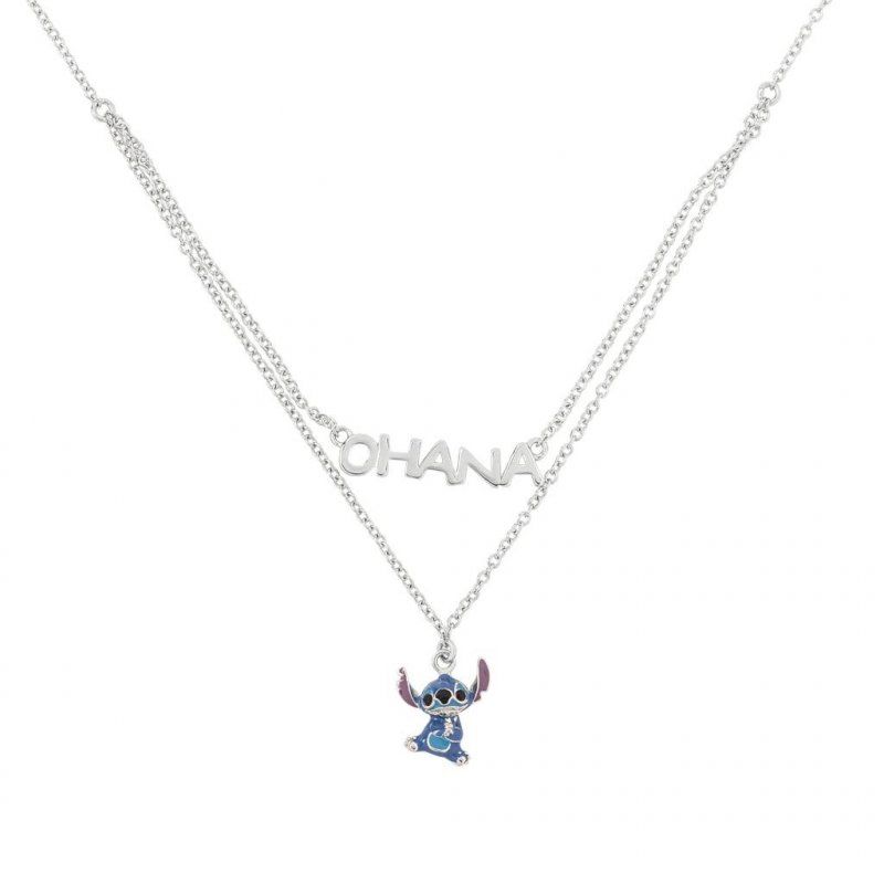 STITCH - Ohana - Double Collier en Argent Sterling