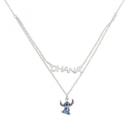 STITCH - Ohana - Double Collier en Argent Sterling